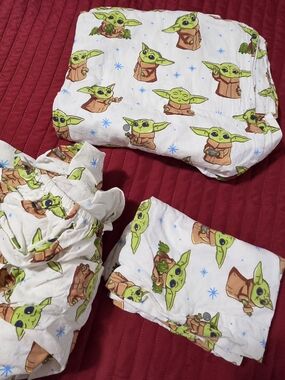 Star Wars Baby Grogu YODA twin Sheet Set